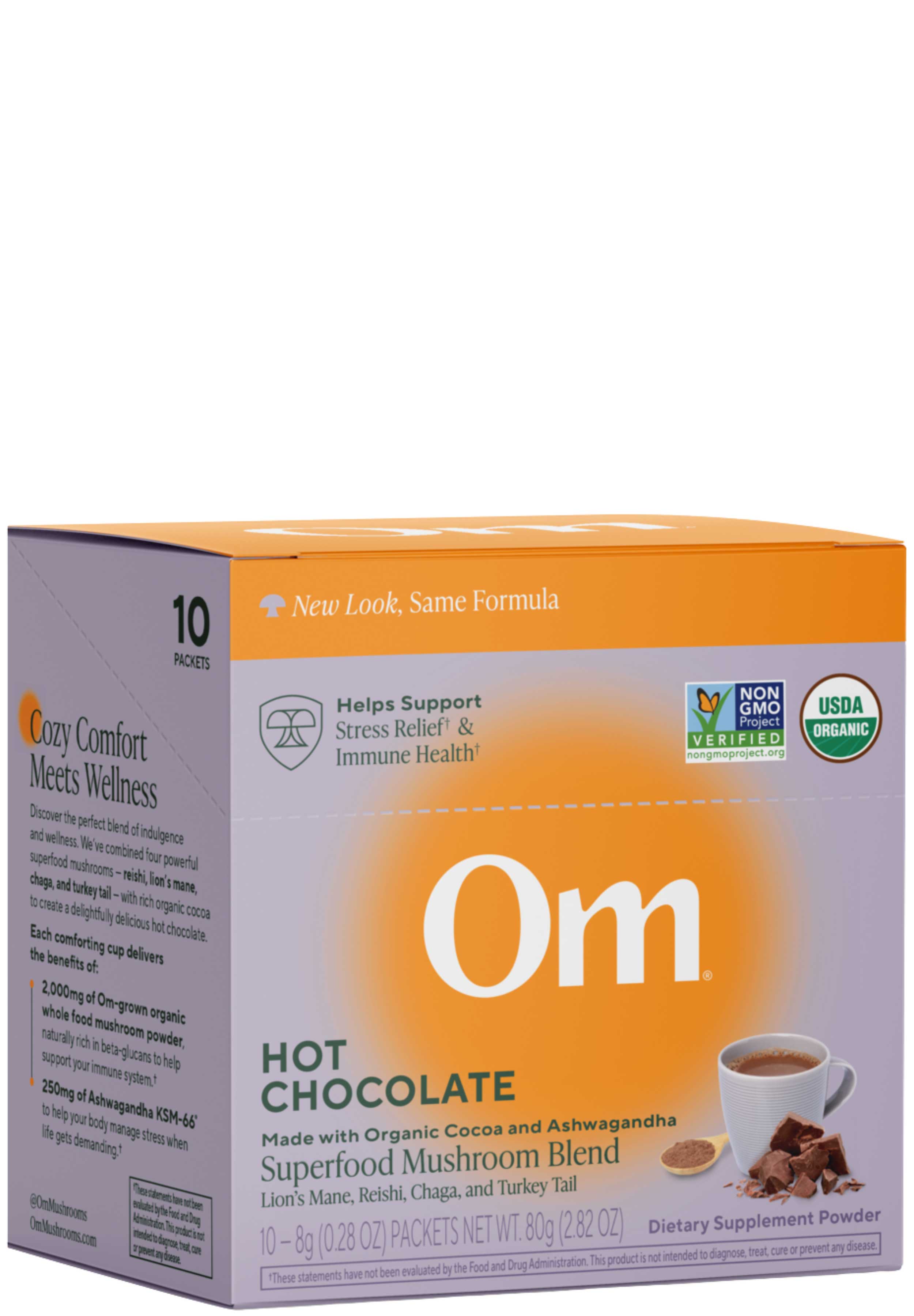 Om Mushroom Superfood Mushroom Hot Chocolate Blend