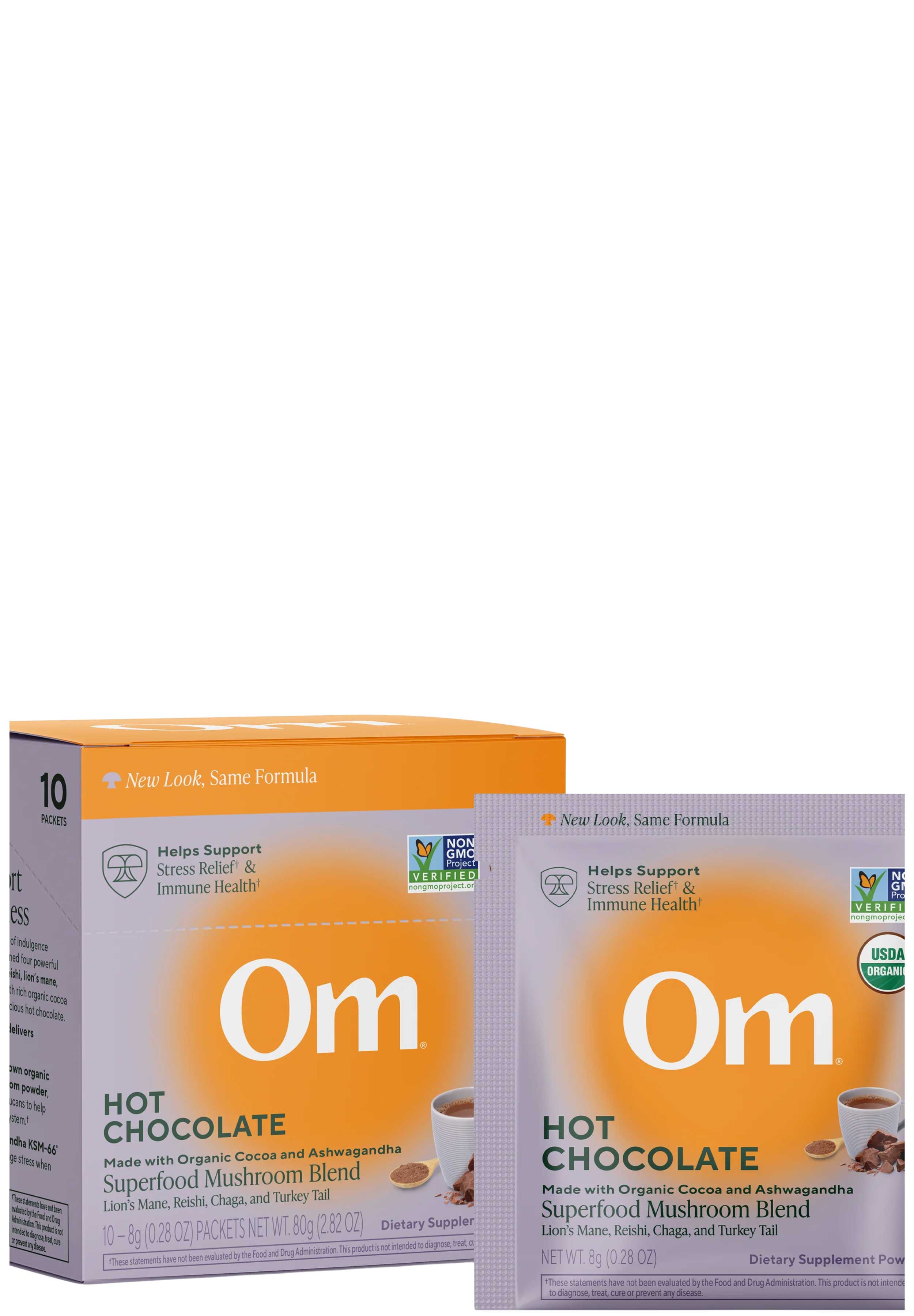 Om Mushroom Superfood Mushroom Hot Chocolate Blend