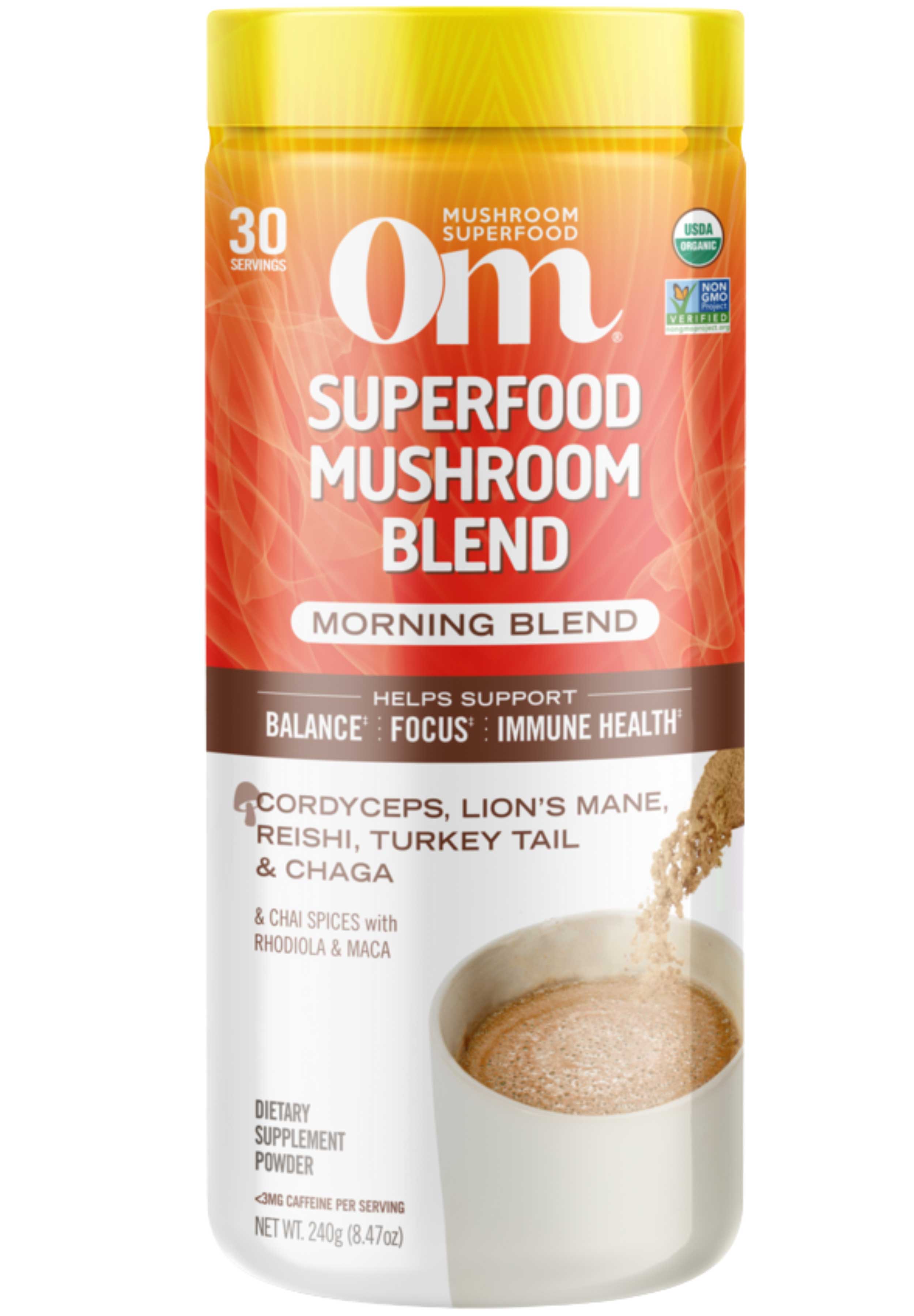 Om Mushroom Superfood Mushroom Morning Blend