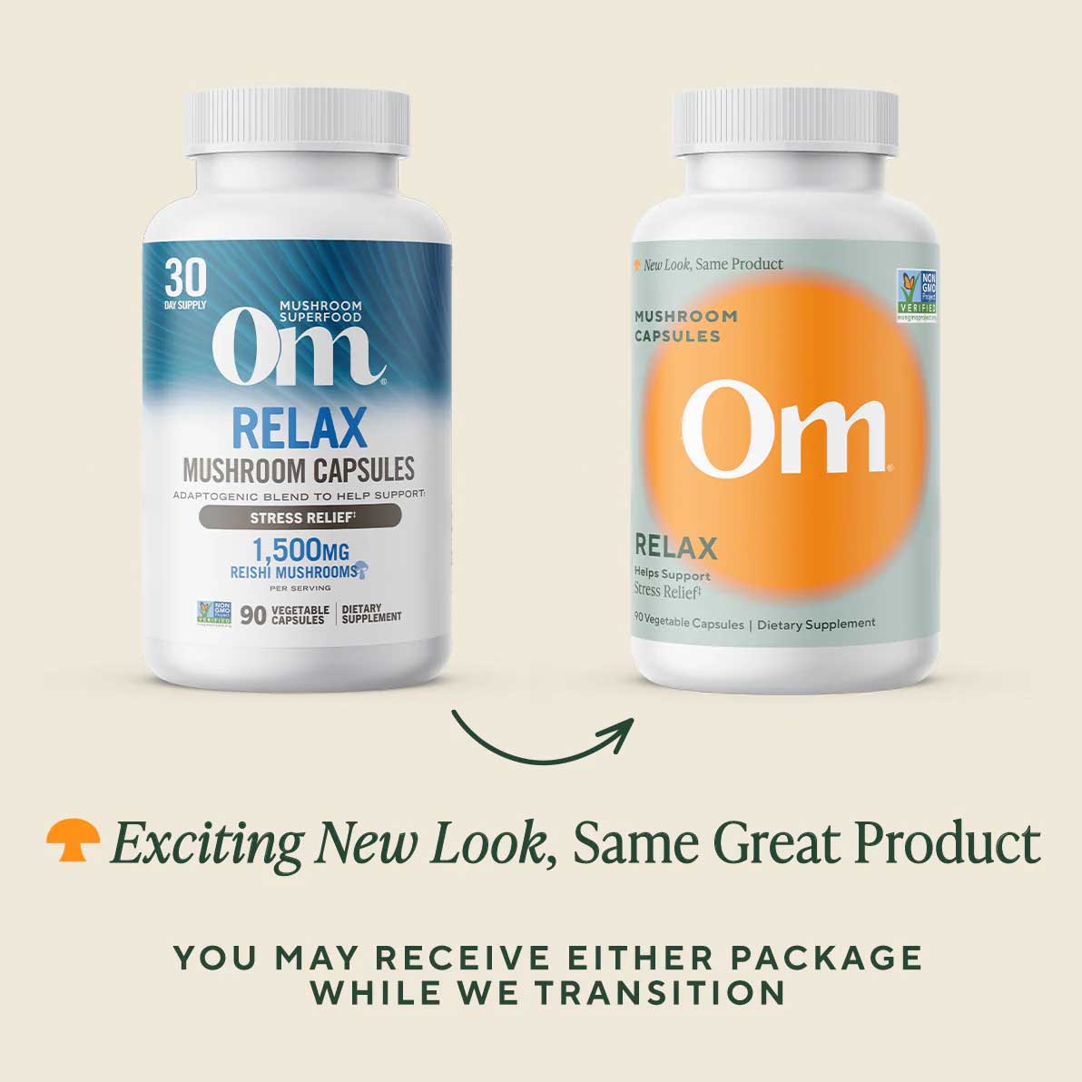 Om Mushroom Superfood Relax New Look