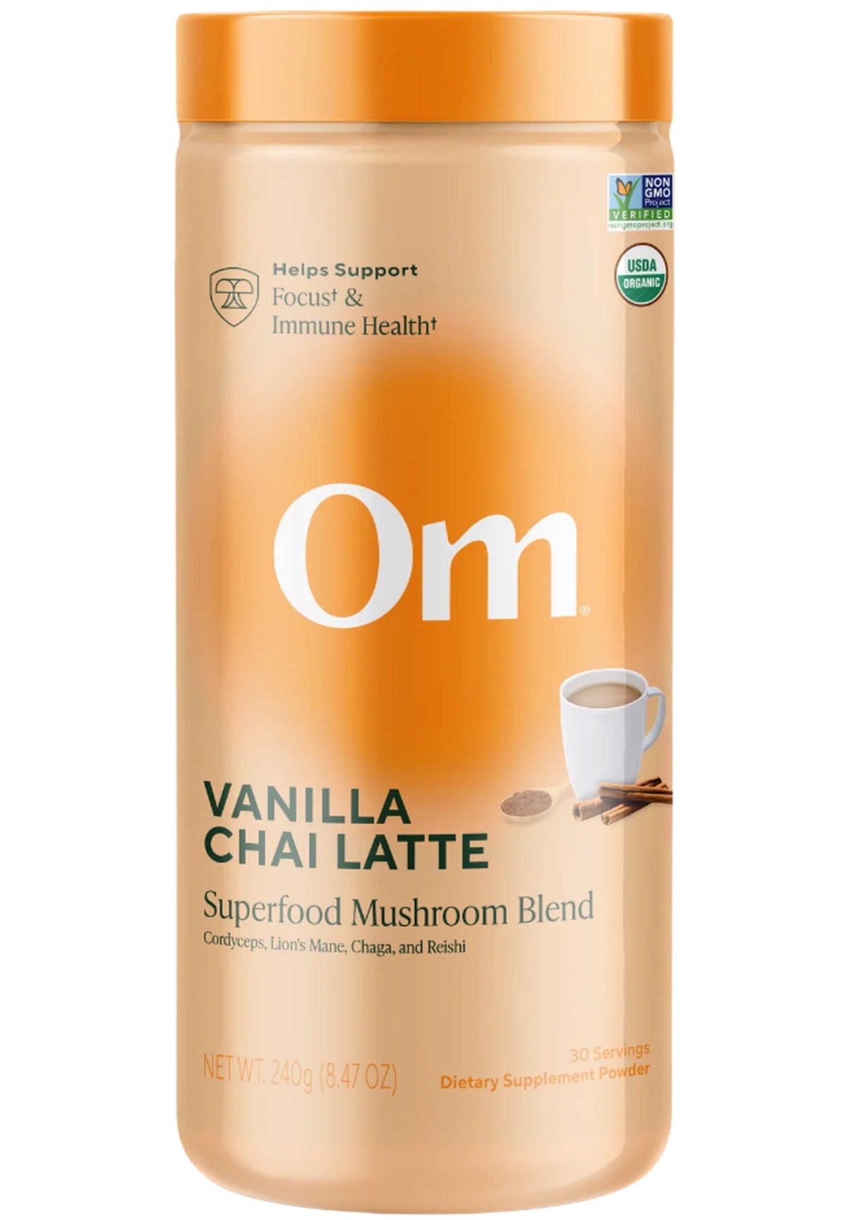 Om Mushroom Superfood Vanilla Chai Latte