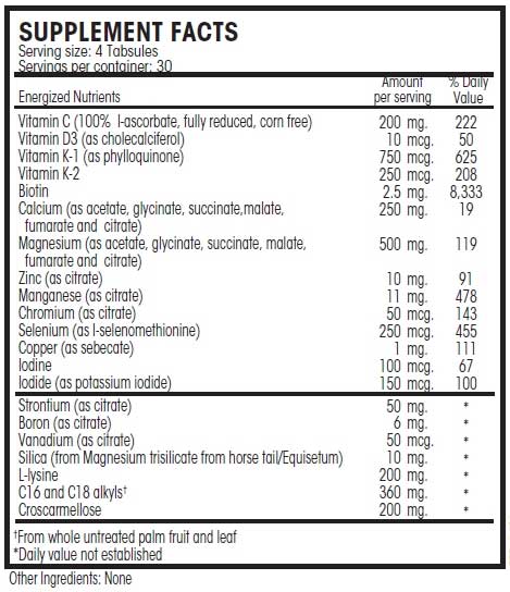 PERQUE Hair, Skin & Nails Guard Ingredients
