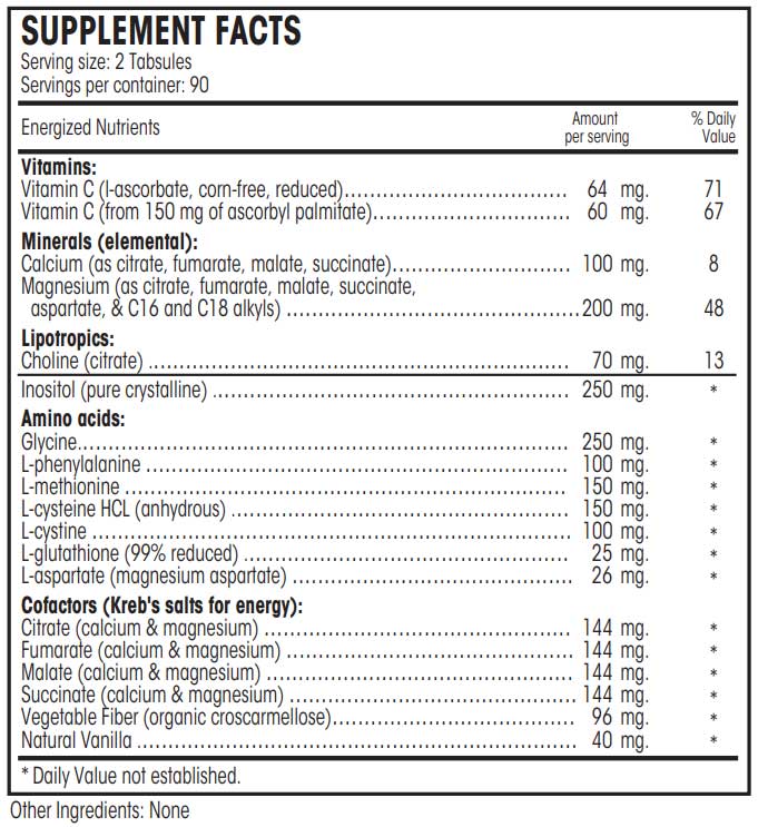 Perque Detox IN Guard Ingredients