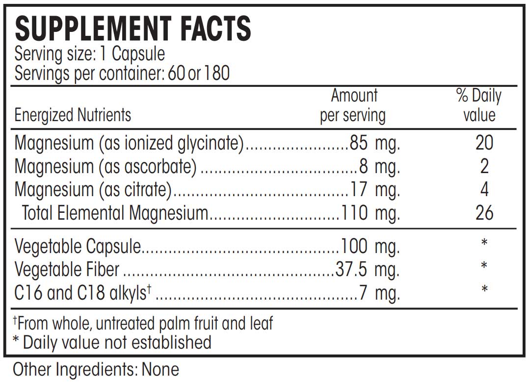 Perque Mg Plus Guard Ingredients