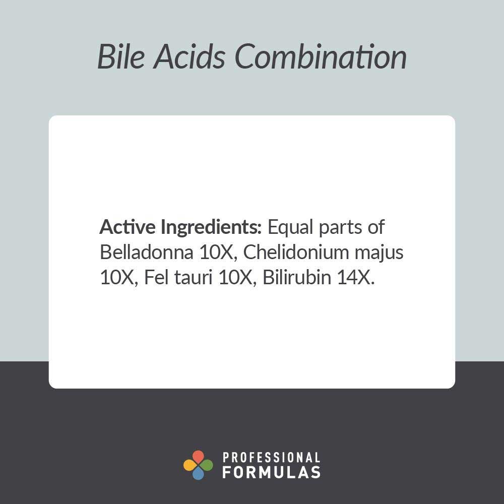 Professional Formulas Bile Acids Combination Ingredients