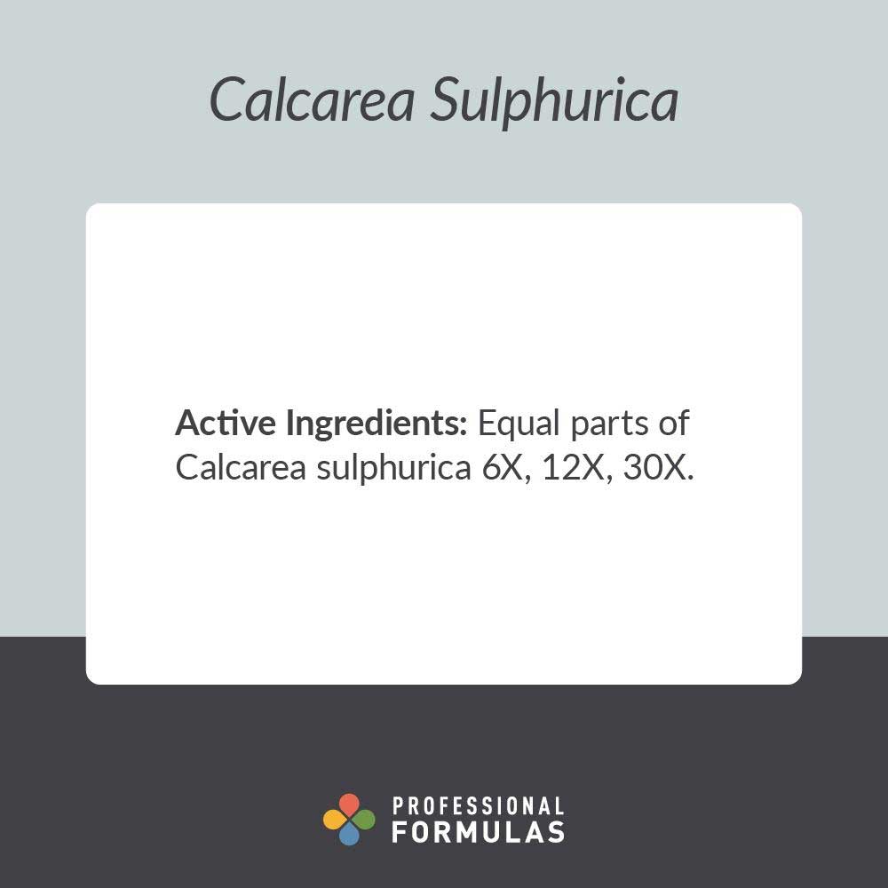 Professional Formulas Calcarea Sulphurica Ingredients