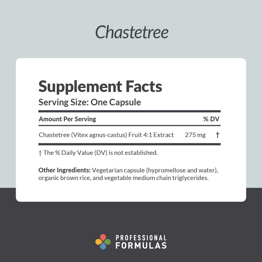 Professional Formulas Chastetree Ingredients