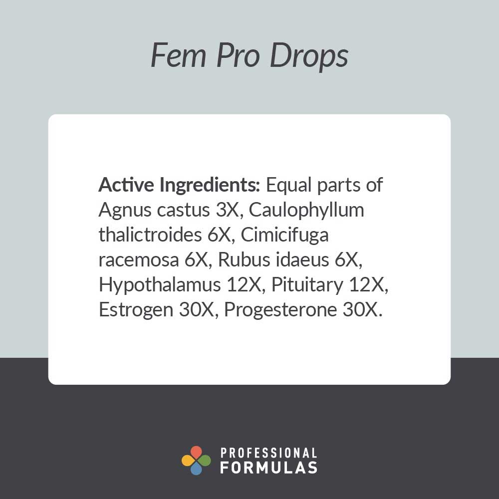 Professional Formulas Fem Pro Drops Ingredients