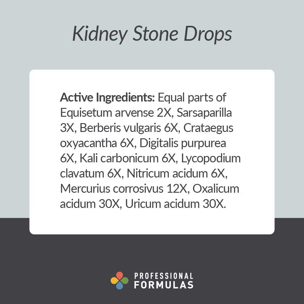 Professional Formulas Kidney Stone Drops Ingredients