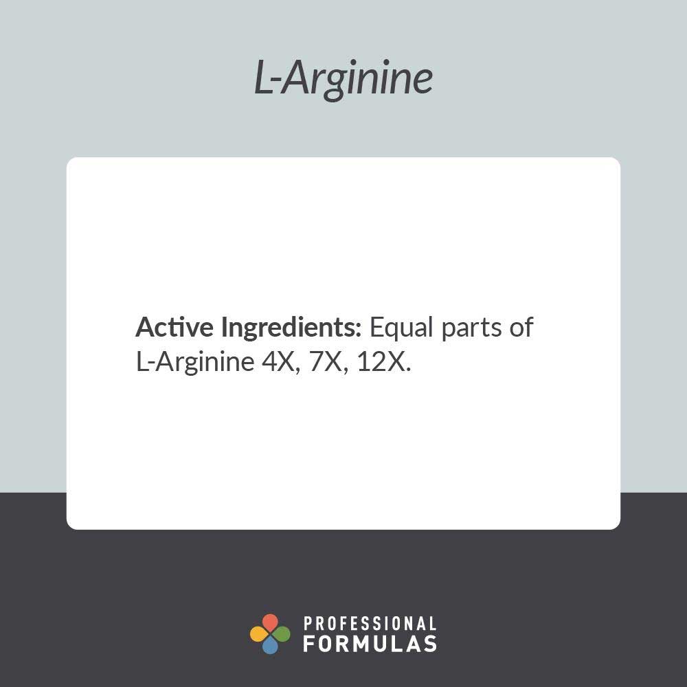 Professional Formulas L-Arginine Ingredients