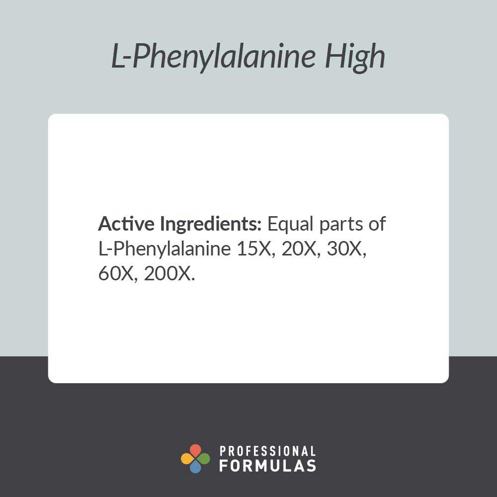 Professional Formulas L-Phenylalanine High Ingredients