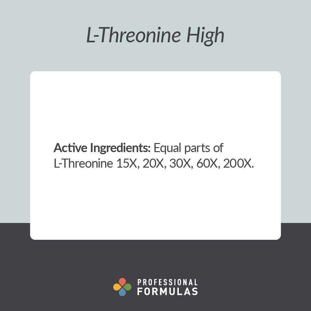 Professional Formulas L-Threonine High Ingredients