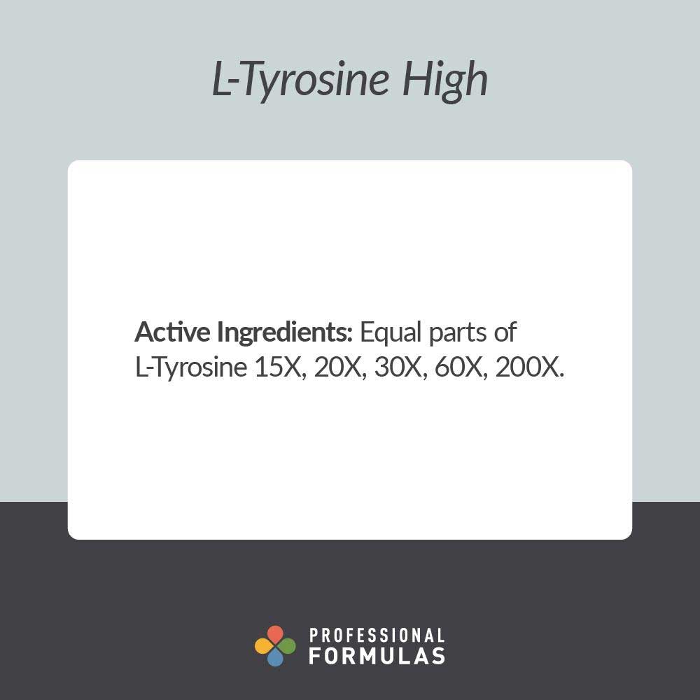 Professional Formulas L-Tyrosine High Ingredients