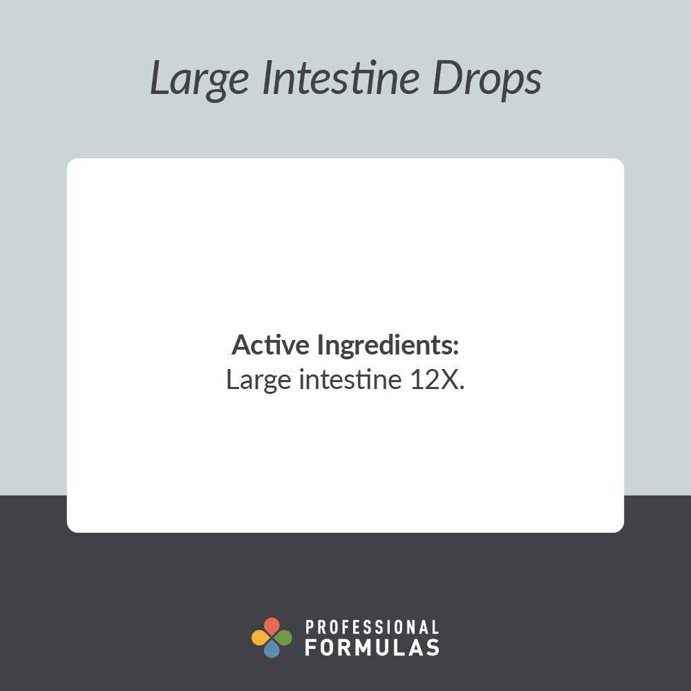 Professional Formulas Large Intestine Drops Ingredients