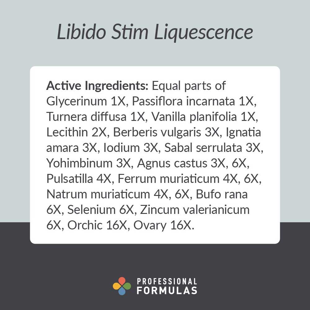 Professional Formulas Libido Stim Liquescence Ingredients