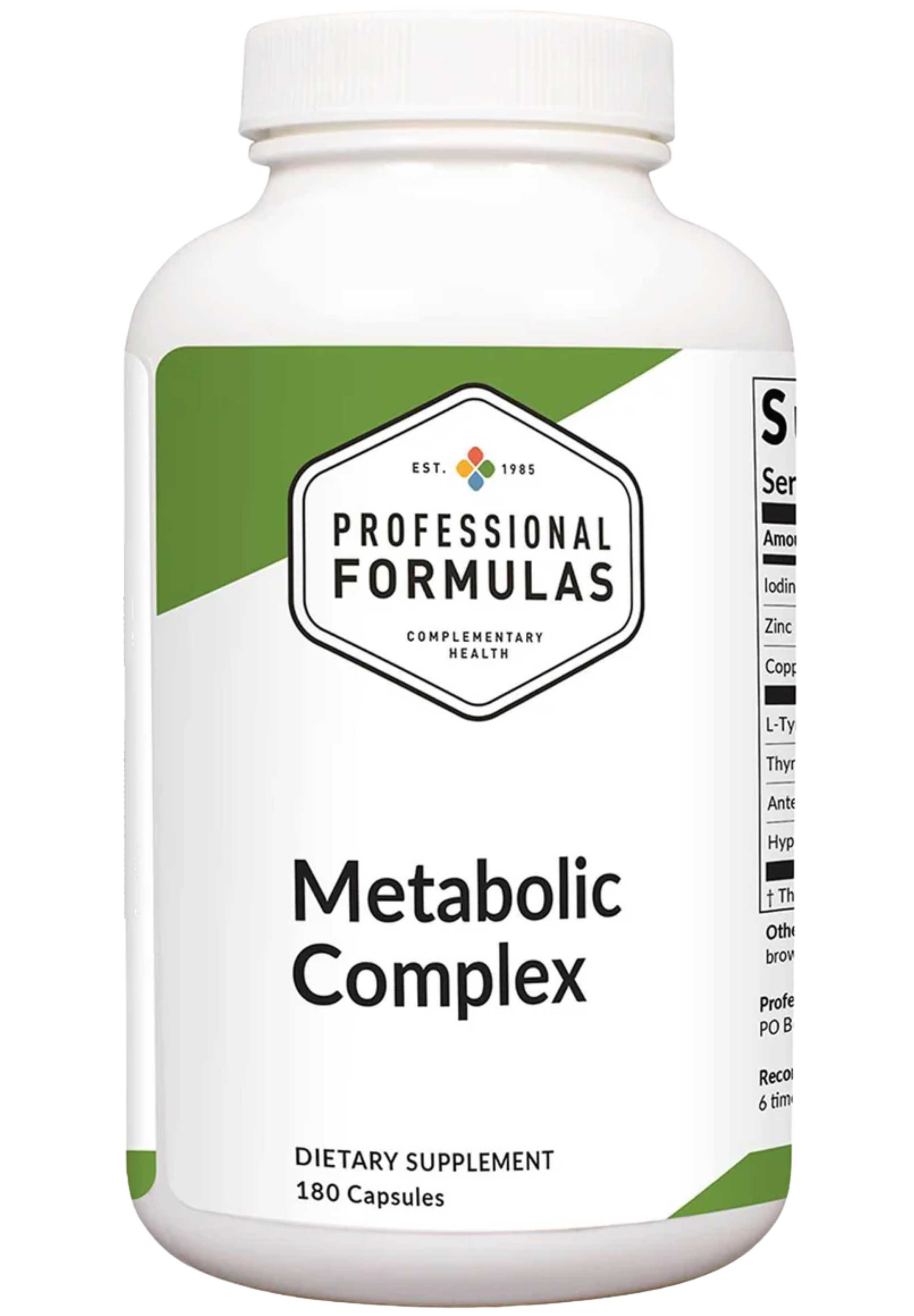 Professional Formulas Metabolic Complex