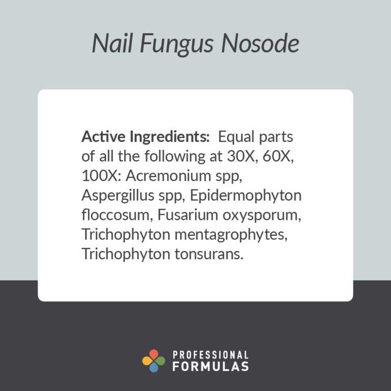 Professional Formulas Nail Fungus Nosode Ingredients