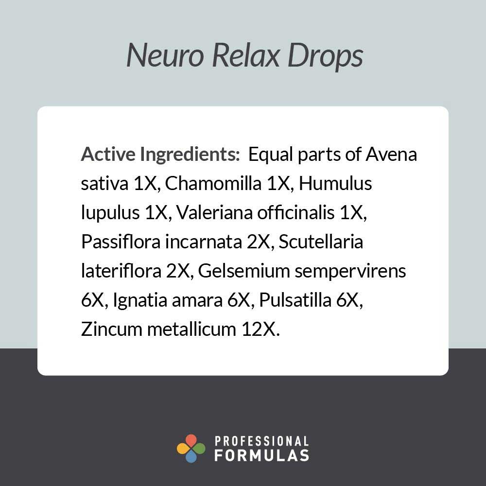Professional Formulas Neuro Relax Drops Ingredients
