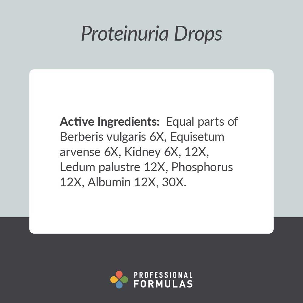 Professional Formulas Proteinuria Drops Ingredients