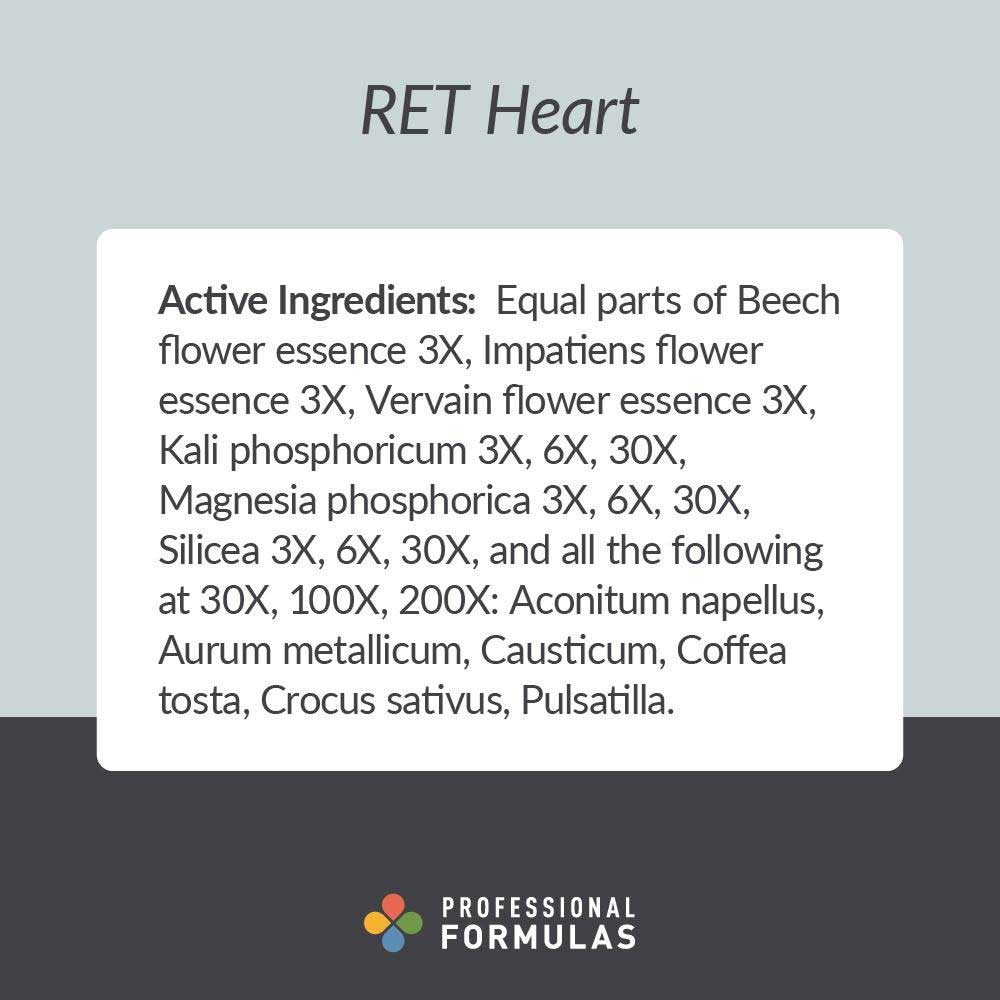 Professional Formulas RET Heart Ingredients