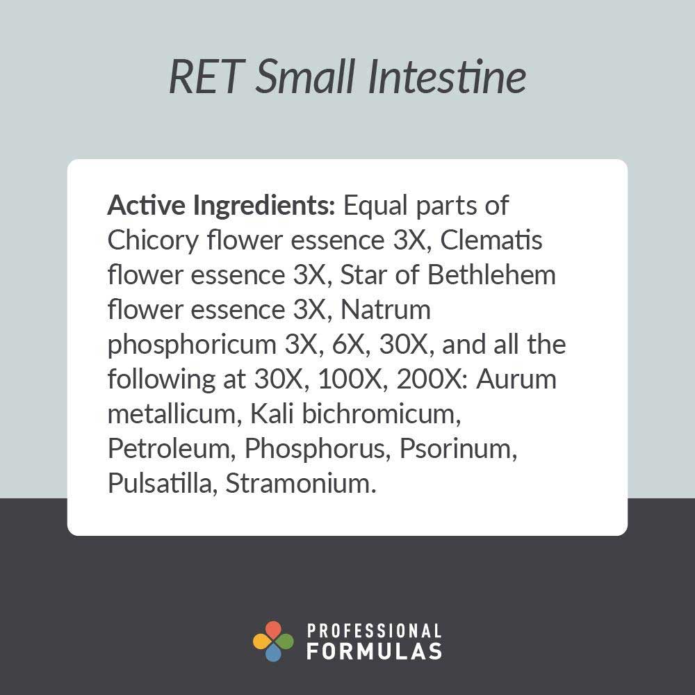 Professional Formulas RET Small Intestine Ingredients