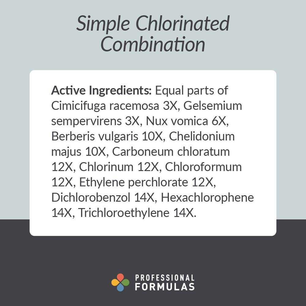 Professional Formulas Simple Chlorinated Combination Ingredients