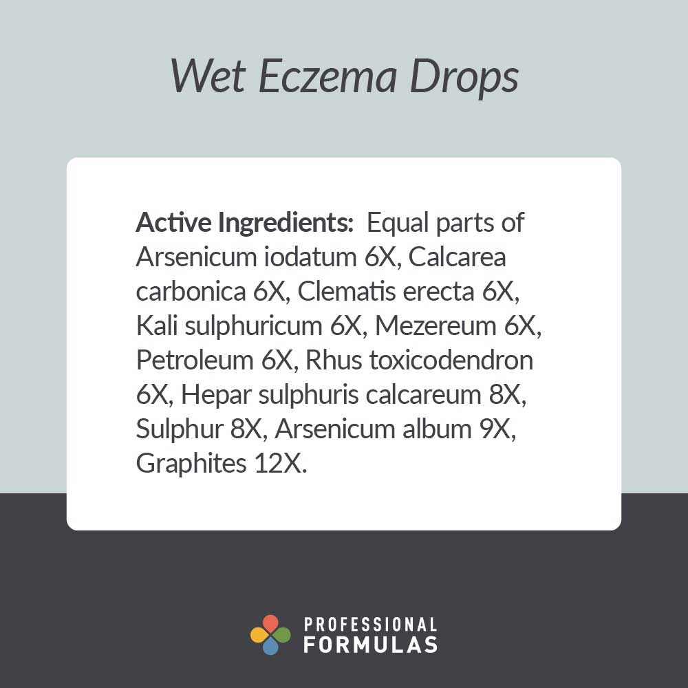 Professional Formulas Wet Eczema Drops Ingredients