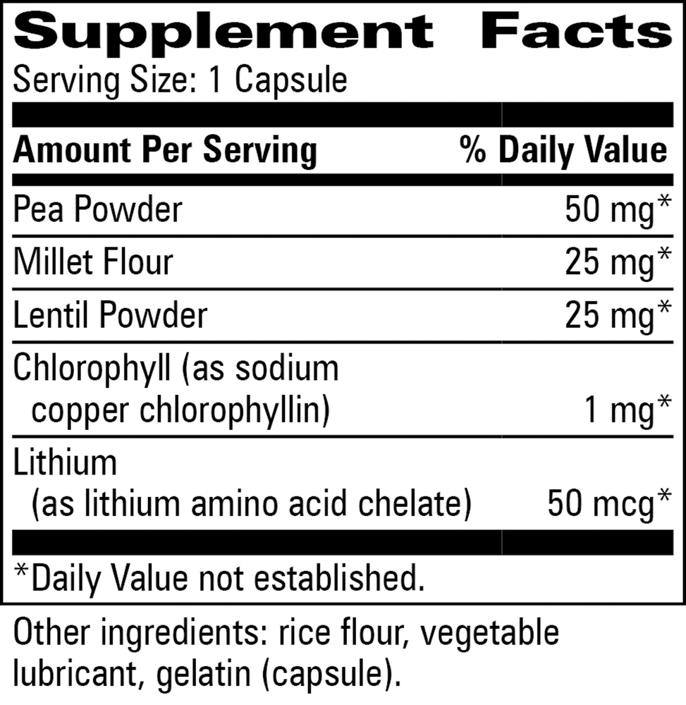 Progressive Laboratories Lithinase Ingredients