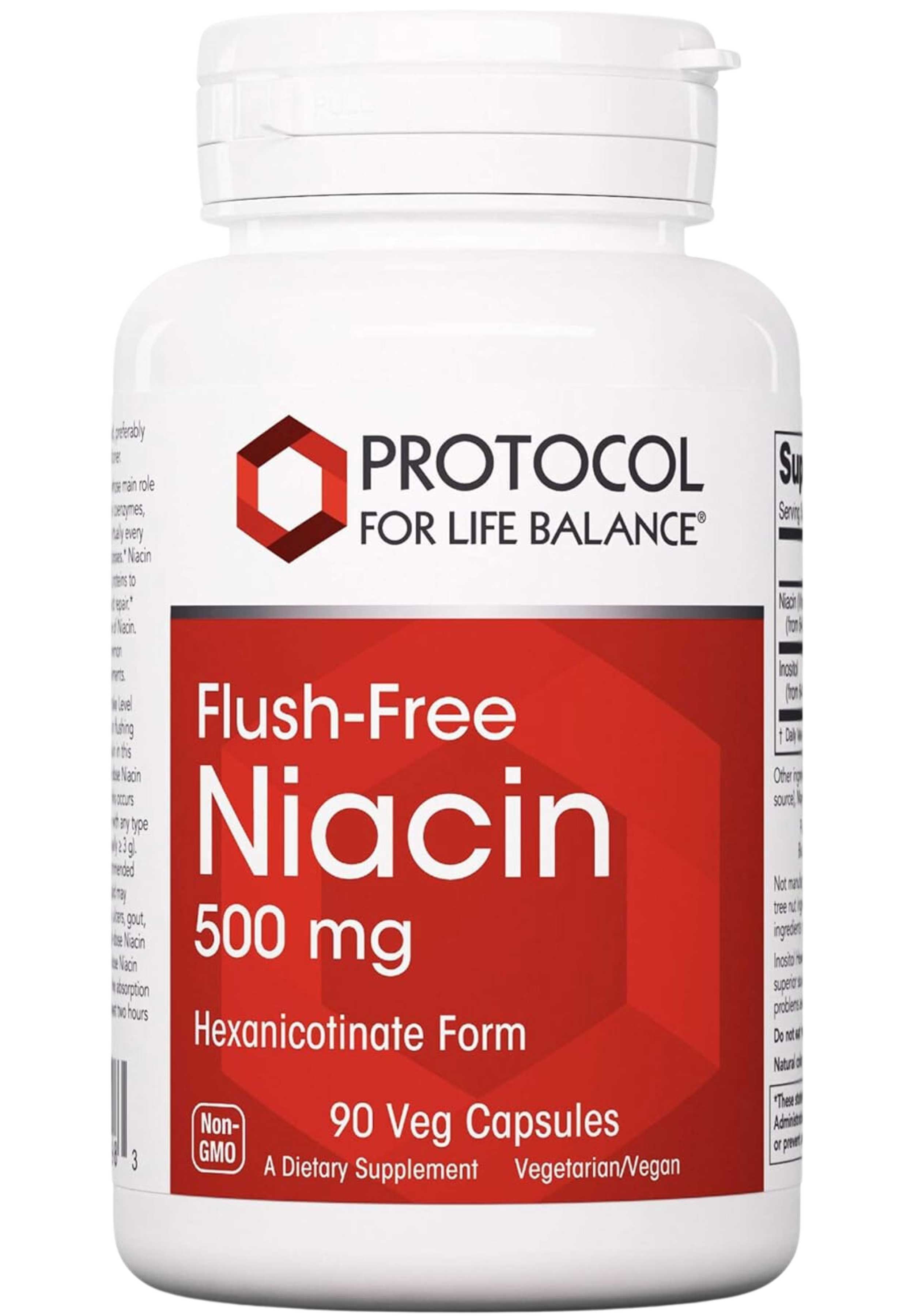 Protocol for Life Balance Flush-Free Niacin 500 mg