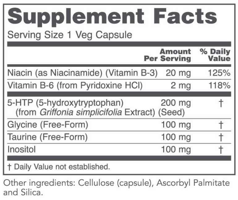 Protocol for Life Balance 5-HTP Ingredients