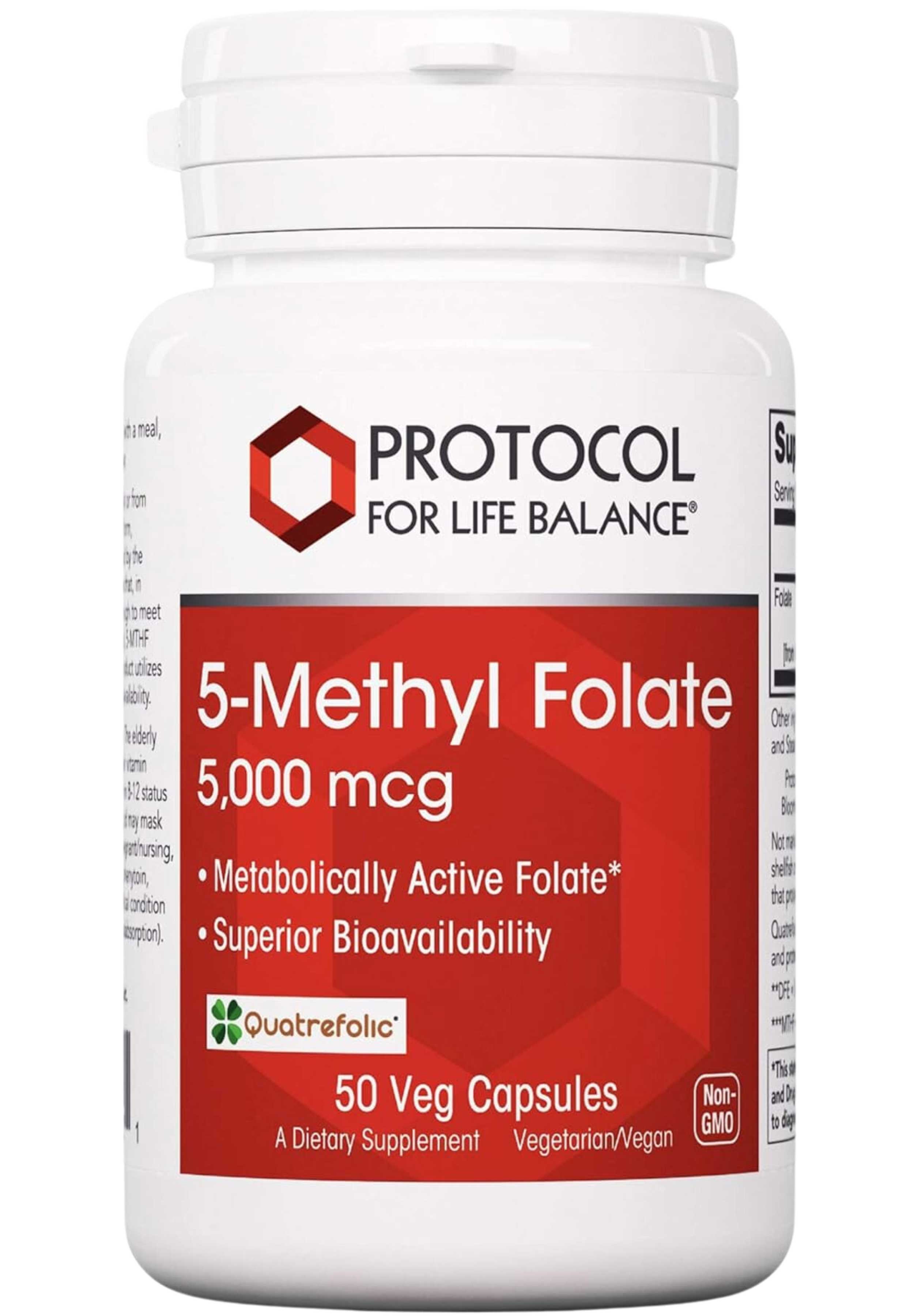 Protocol for Life Balance 5-Methyl Folate 5,000 mcg