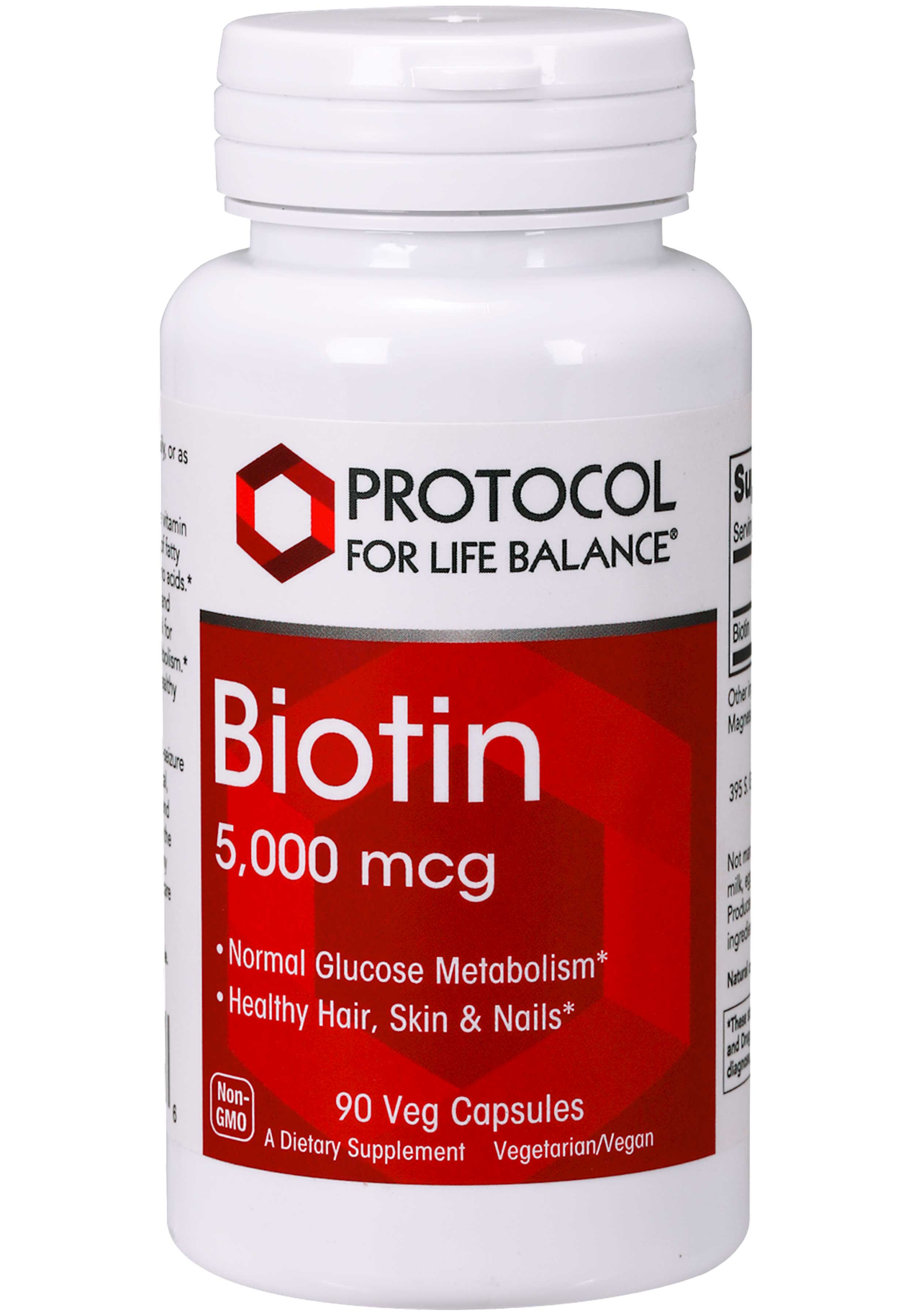 Protocol for Life Balance Biotin 5,000 mcg