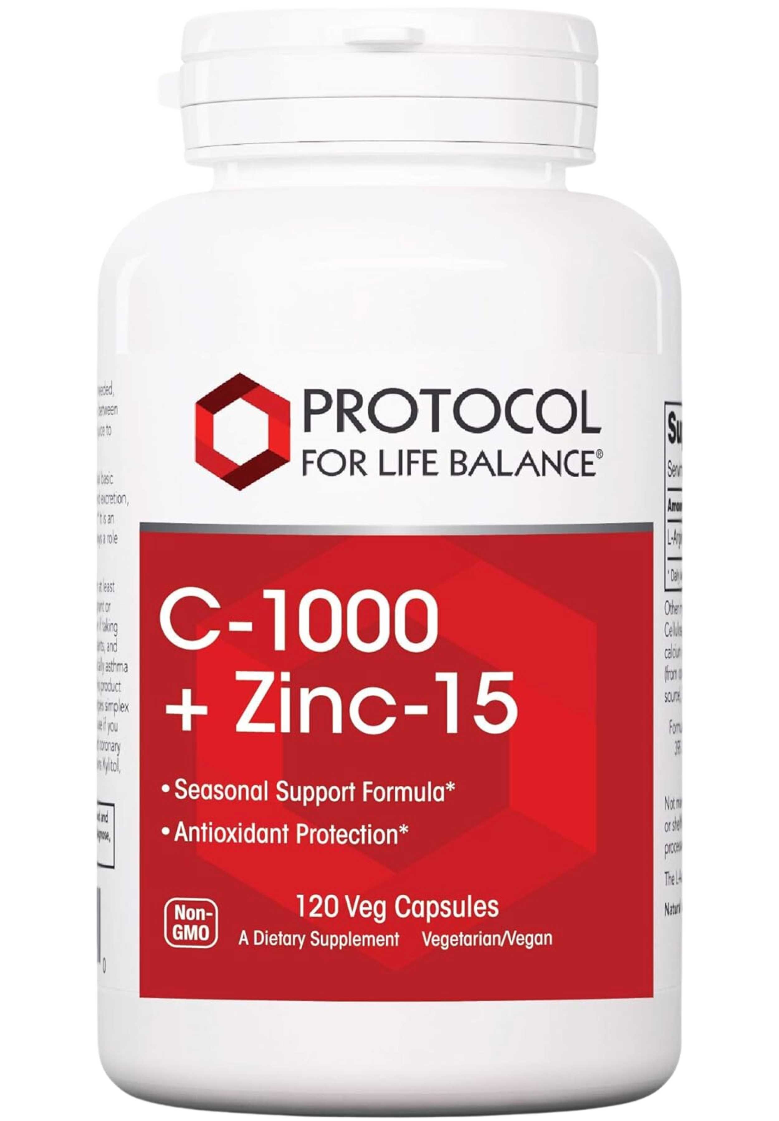 Protocol for Life Balance C-1000 + Zinc-15