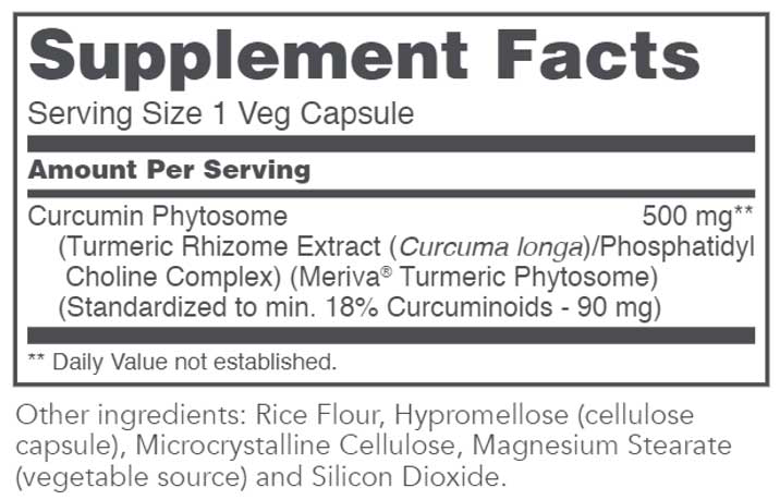 Protocol for Life Balance Curcumin PC Ingredients