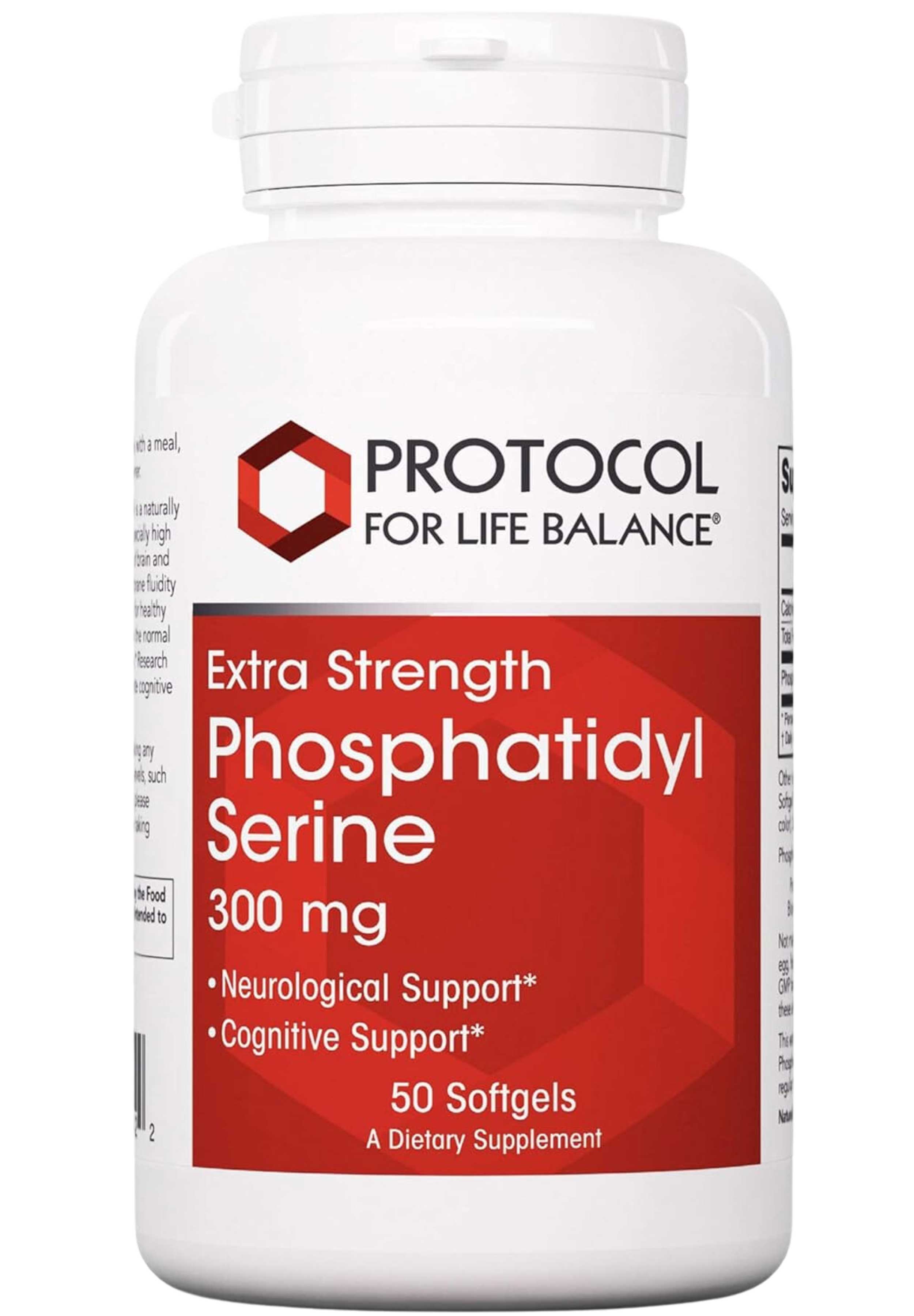 Protocol for Life Balance Extra Strength Phosphatidyl Serine 300 mg