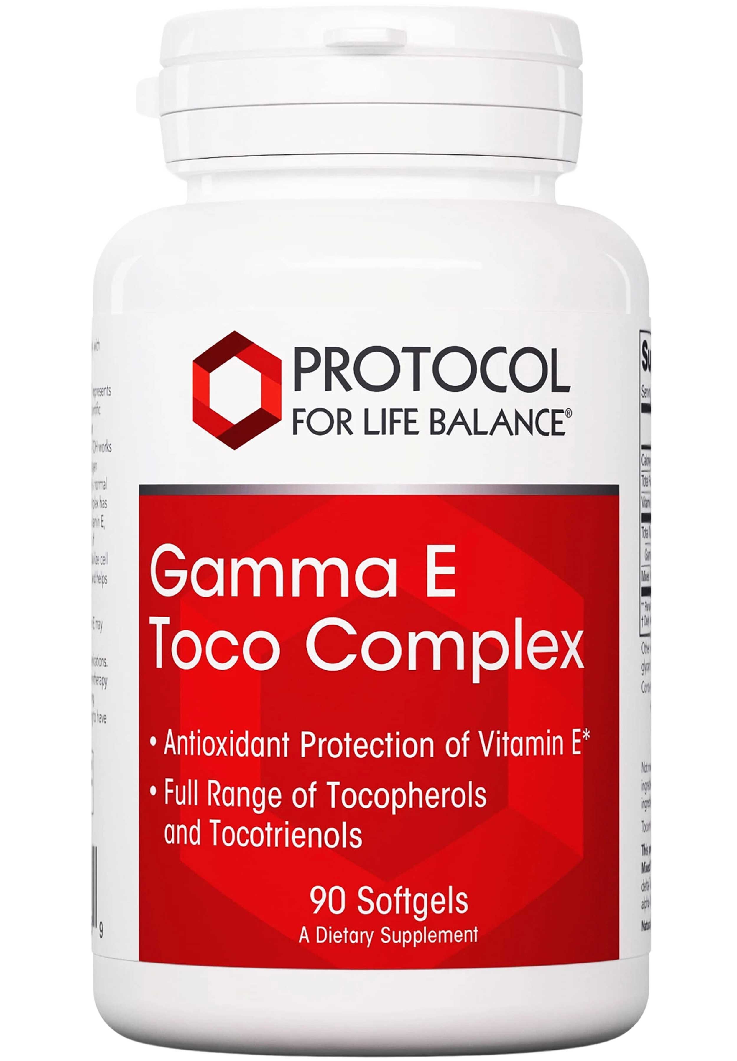 Protocol for Life Balance Gamma E Toco Complex