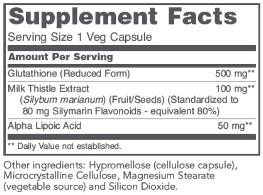 Protocol for Life Balance Glutathione 500 mg Protocol for Life Balance Glutathione 500 mg