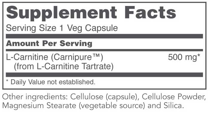 Protocol for Life Balance L-Carnitine Ingredients