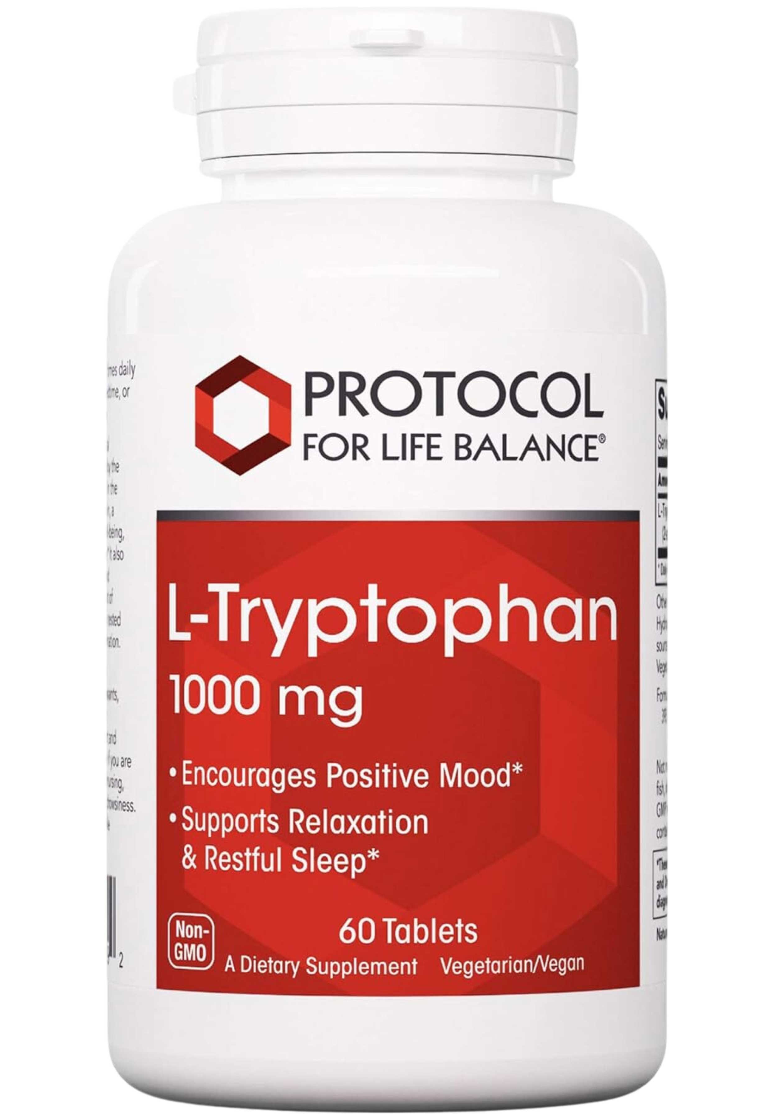 Protocol for Life Balance L-Tryptophan 1000 mg