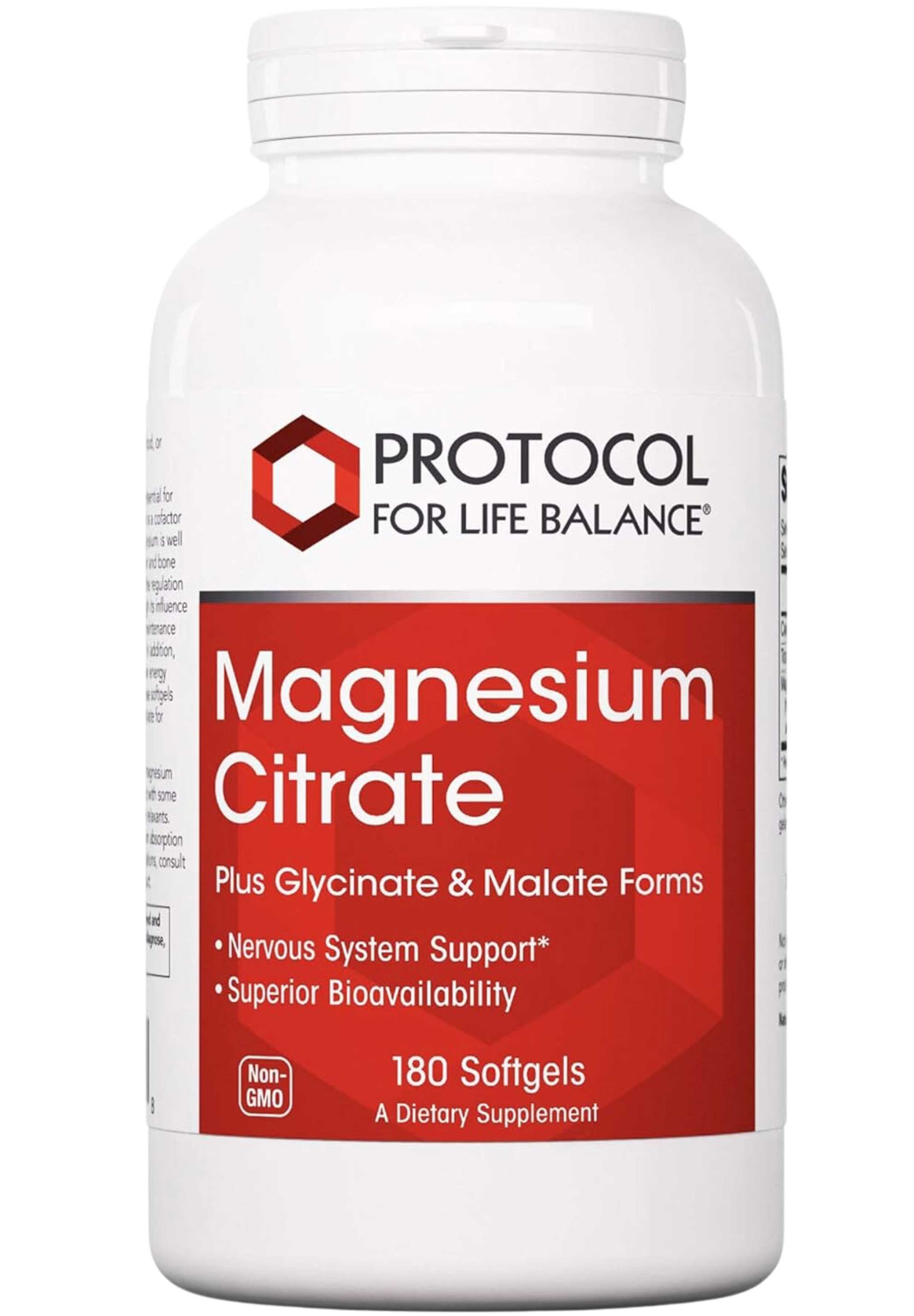 Protocol for Life Balance Magnesium Citrate