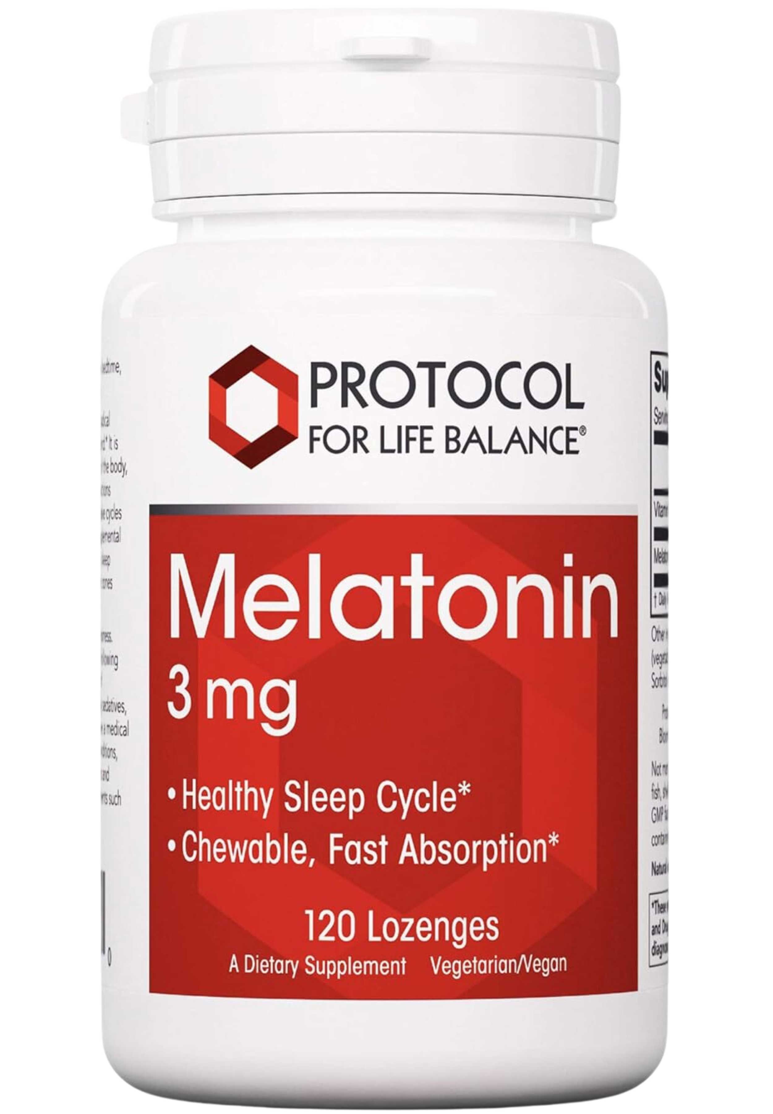 Protocol for Life Balance Melatonin 3 mg