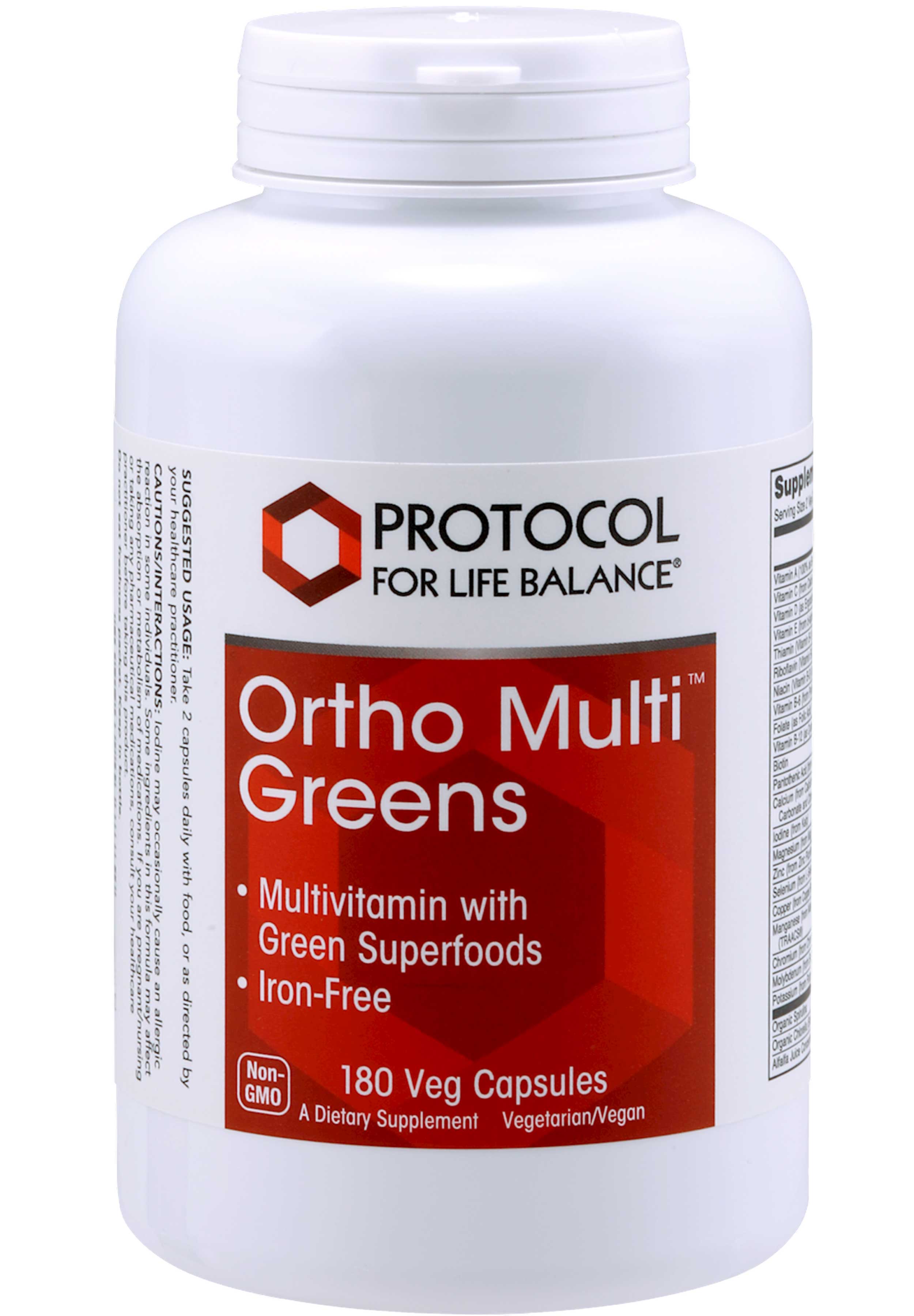 Protocol for Life Balance Ortho Multi Greens