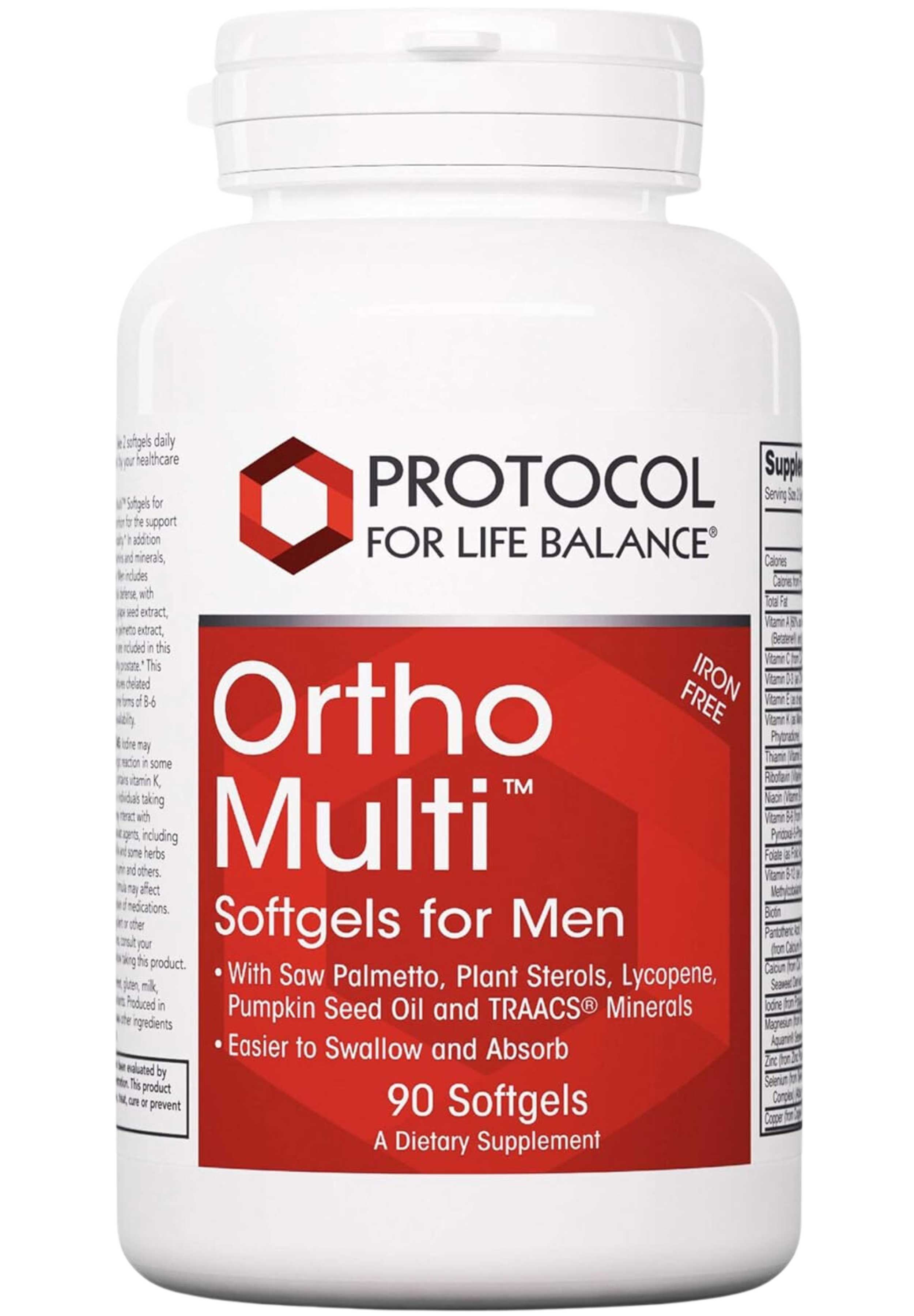 Protocol for Life Balance Ortho Multi for Men