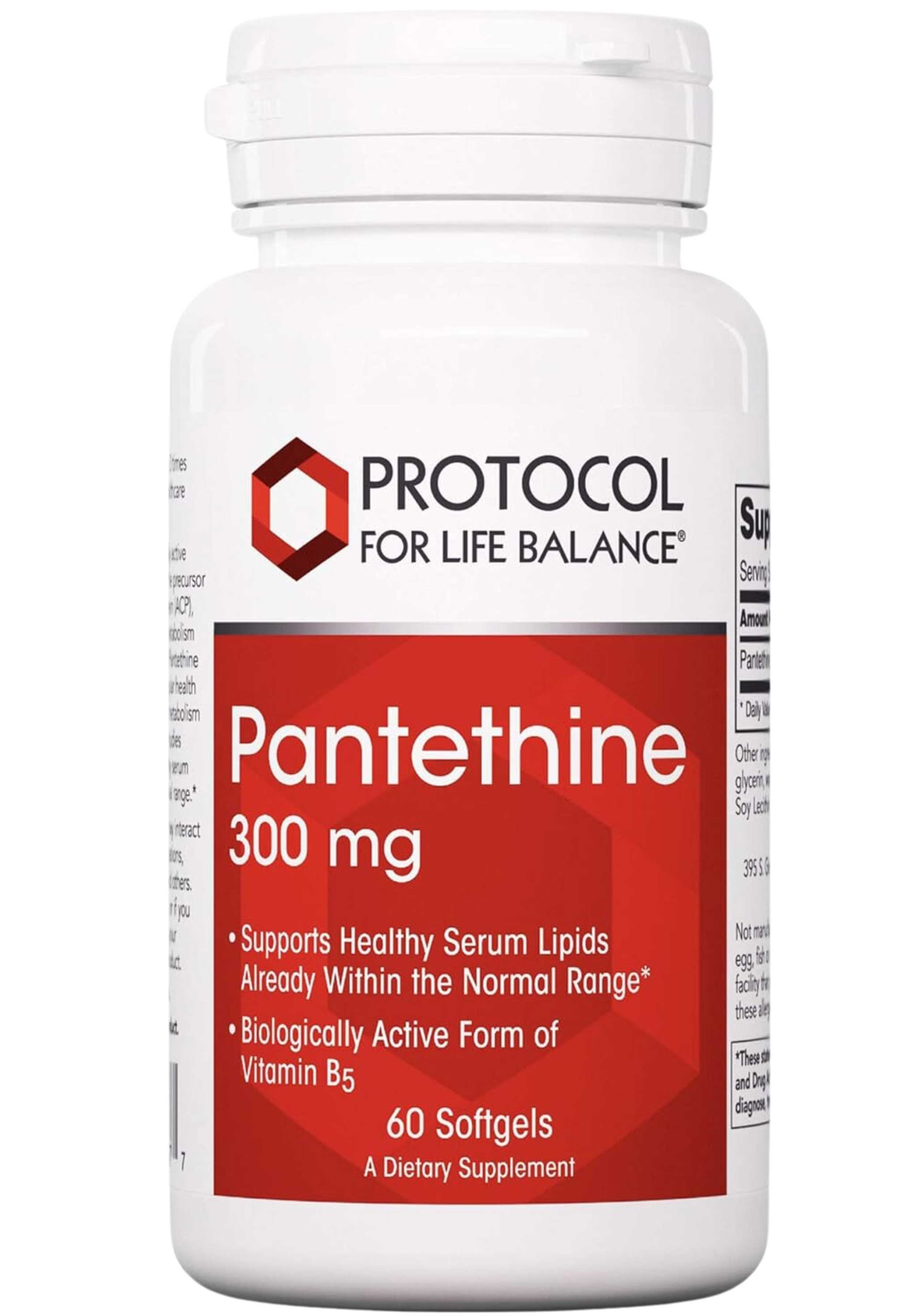 Protocol for Life Balance Pantethine 300 mg