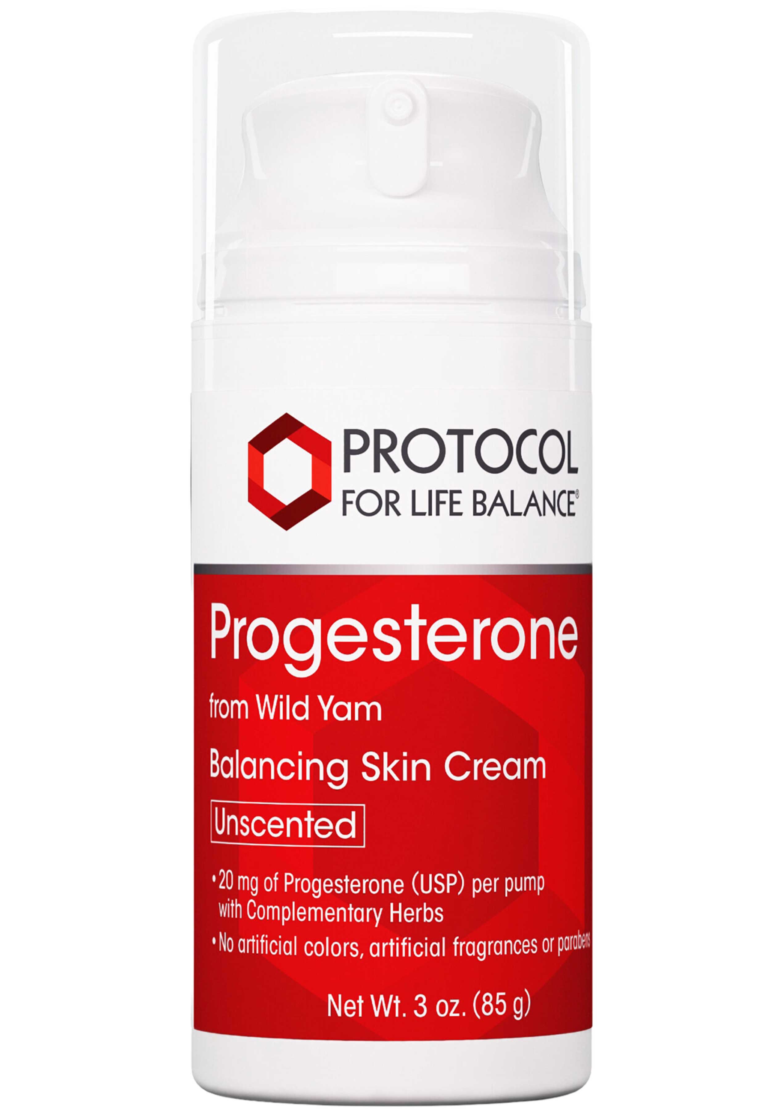 Protocol for Life Balance Progesterone from Wild Yam Unscented