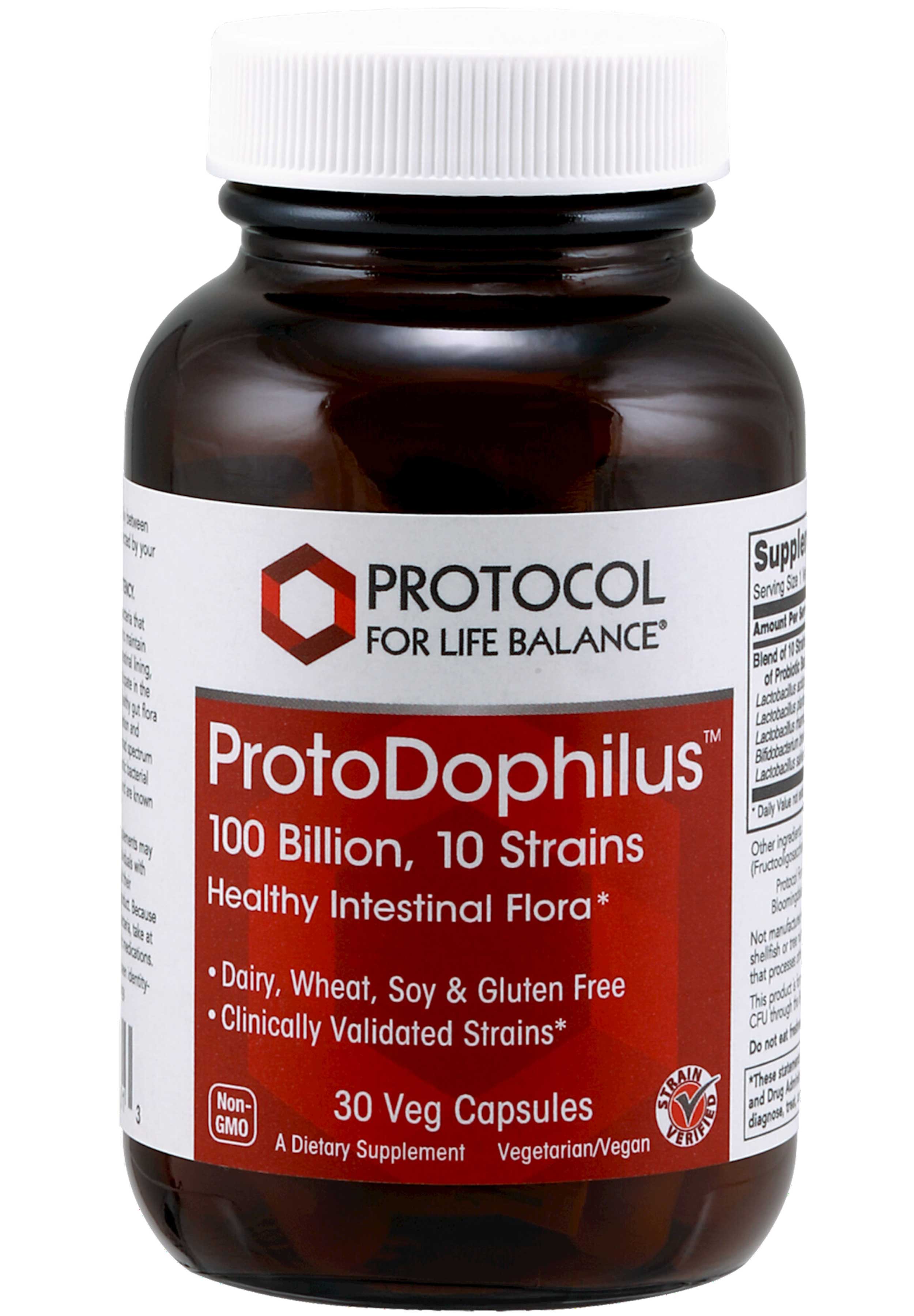 Protocol for Life Balance ProtoDophilus 100 Billion, 10 Strains
