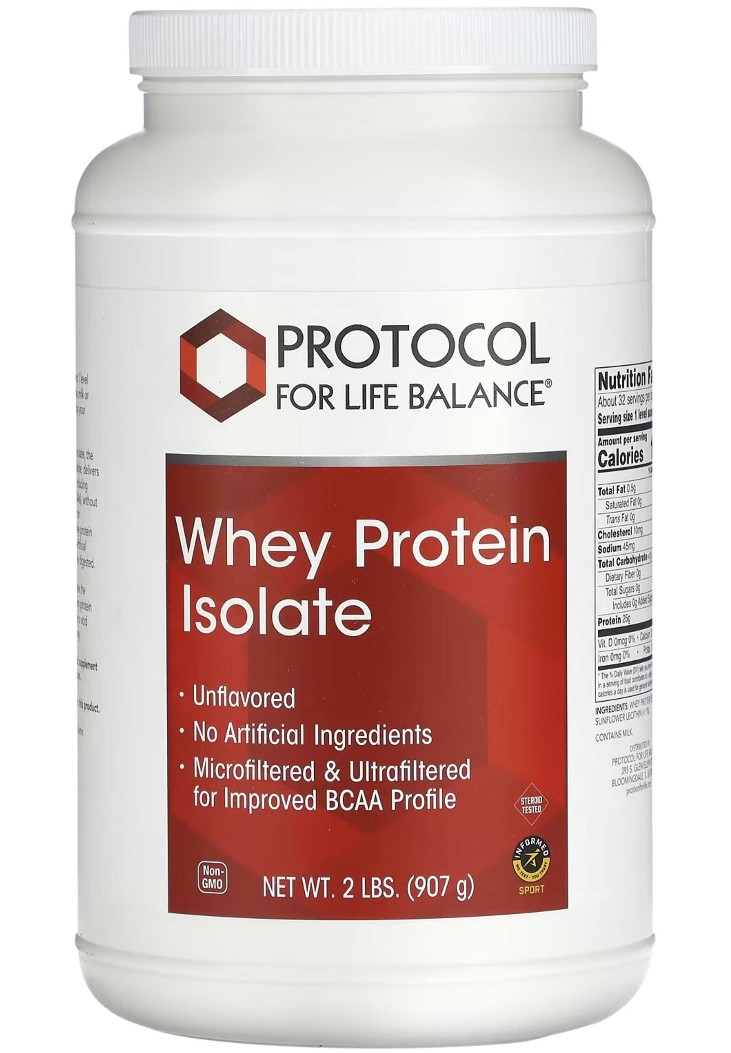 Protocol for Life Balance Whey Protein Isolate