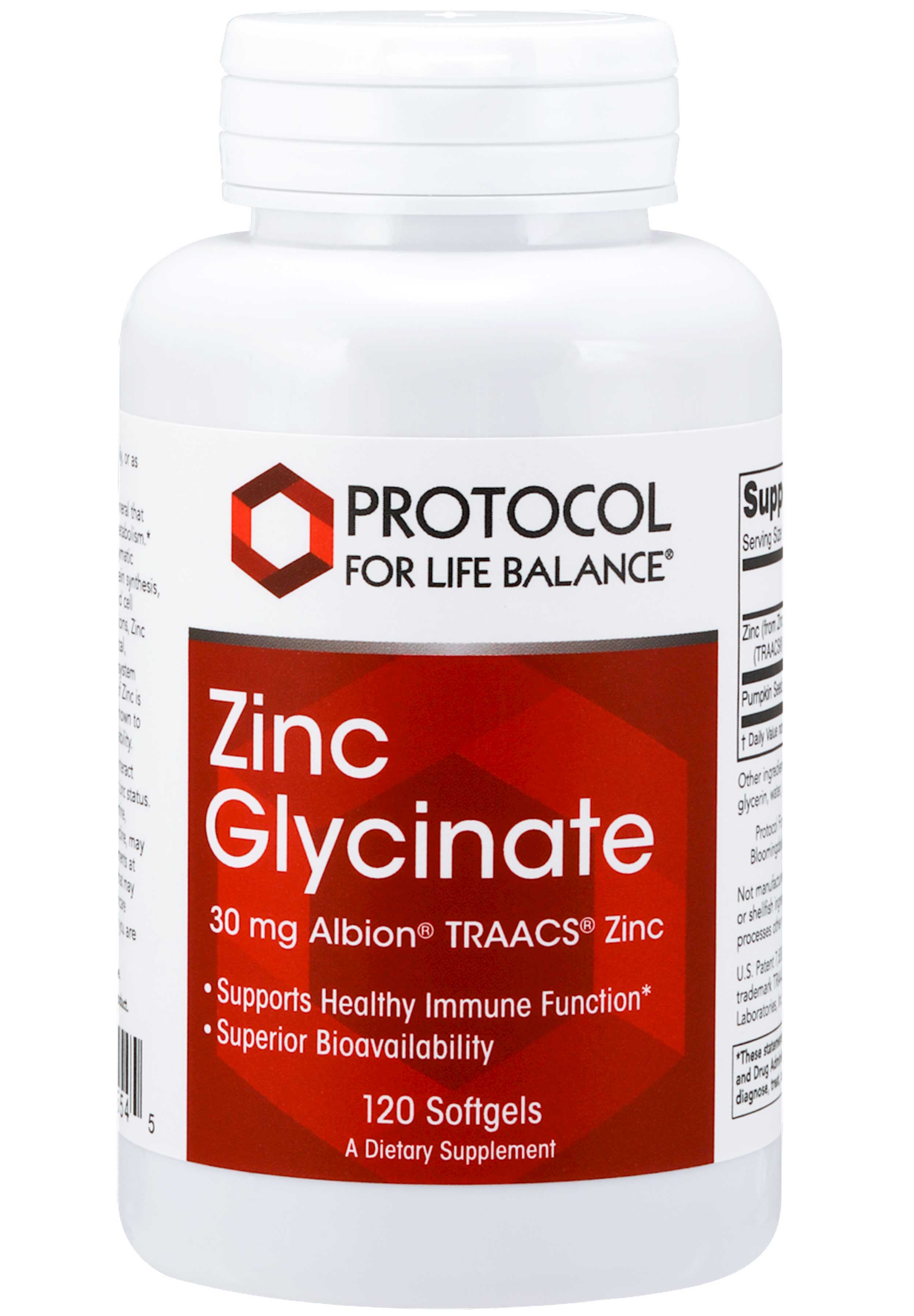Protocol for Life Balance Zinc Glycinate