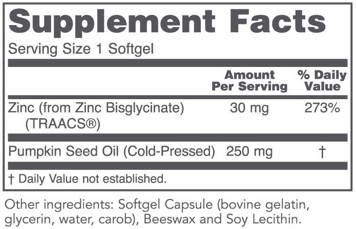 Protocol for Life Balance Zinc Glycinate Ingredients