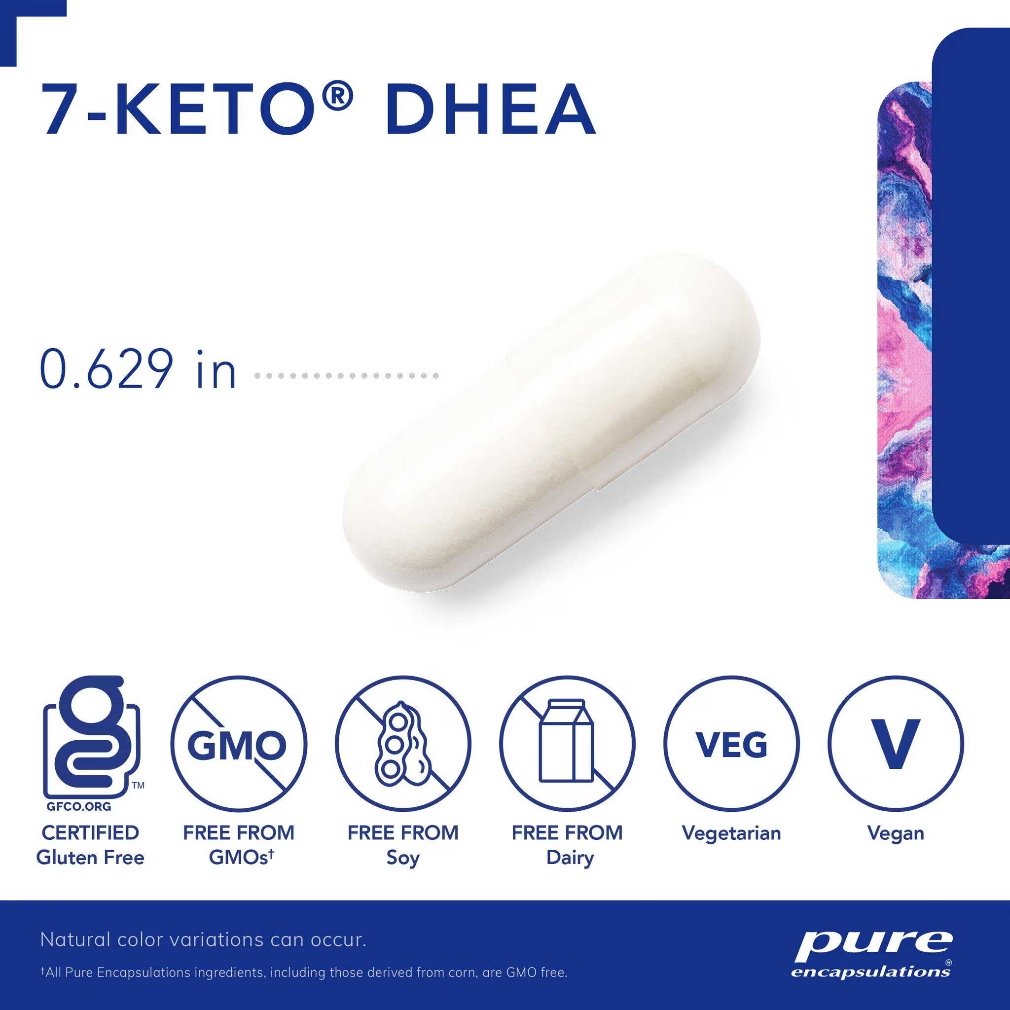 Pure Encapsulations 7-Keto DHEA 100mg Capsules